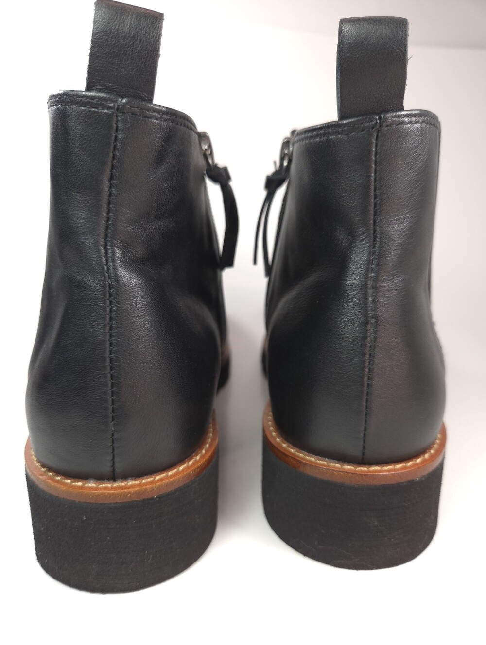 Söfft Paige Black Waterproof Leather Chelsea Boot w/ Lug Sole Sz 8.5 - Picture 15 of 16